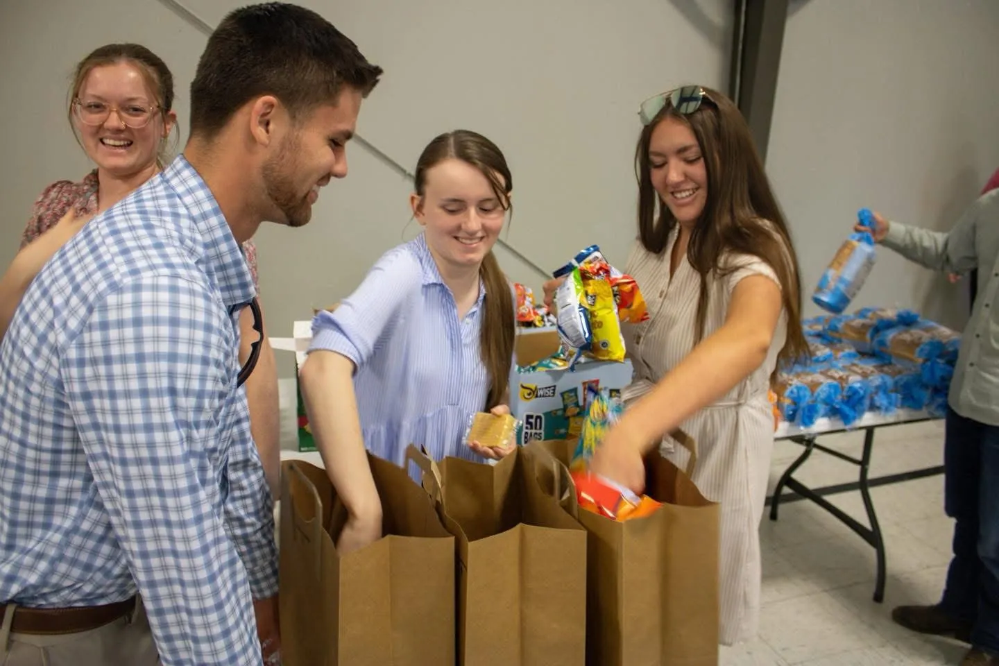 Students in community at Harvest Time School of Ministry